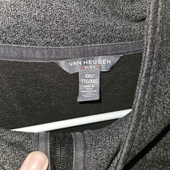 Van Heusen Mens Long Sleeve Gray Pullover Size Xxl - Picture 6 of 13